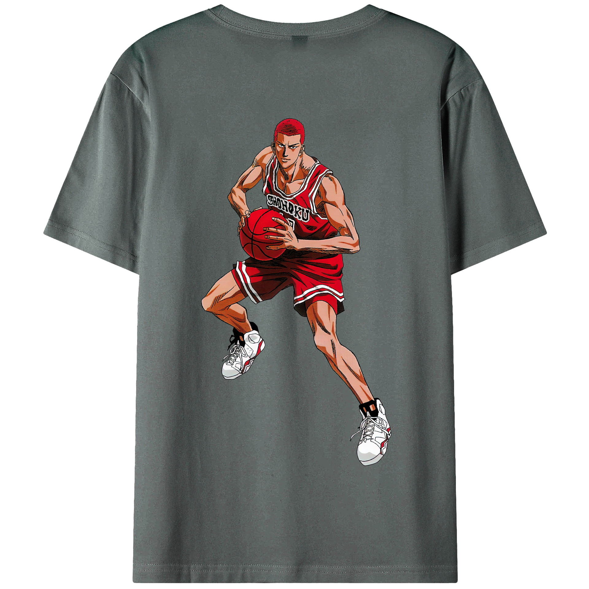 SLAM DUNK／スラムダンク 綿100％半袖Tシャツ（背面プリント）